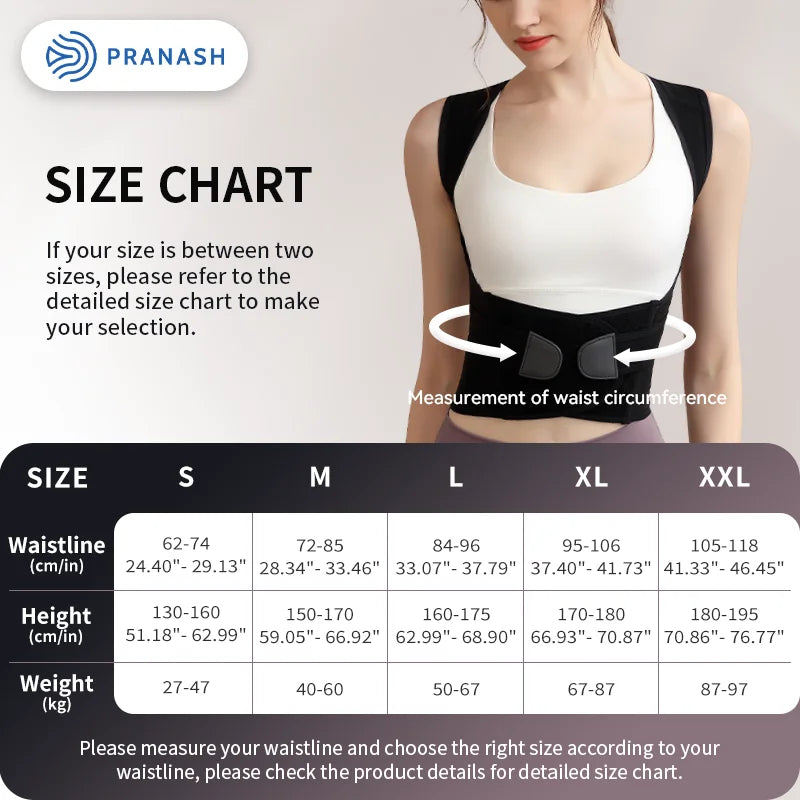 Back Posture Corrector Adjustable Neck Brace Training Equipment Home Office Man Woman Postura Shoulder Support Correction Belt